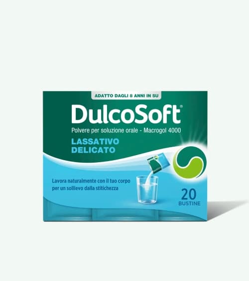 DulcoSoft® Bustine Predosate per ammorbidire le feci